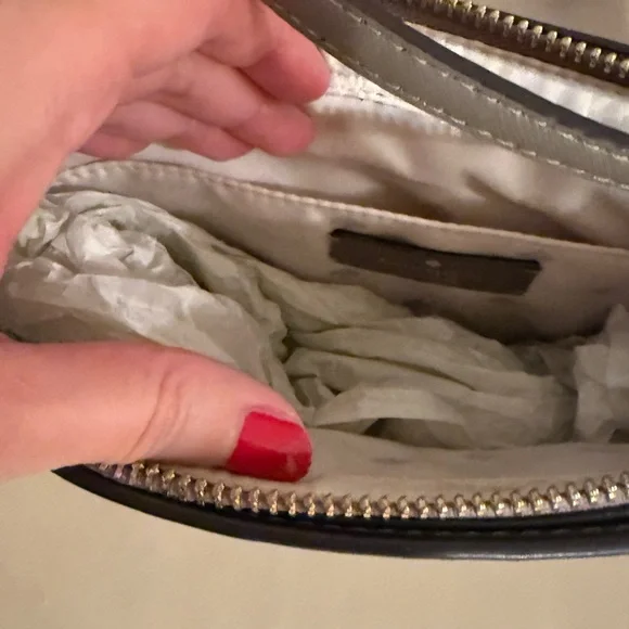 Kate Spade New York Rory Crossbody Bag in gray saffiano leather - Picture 6 of 11